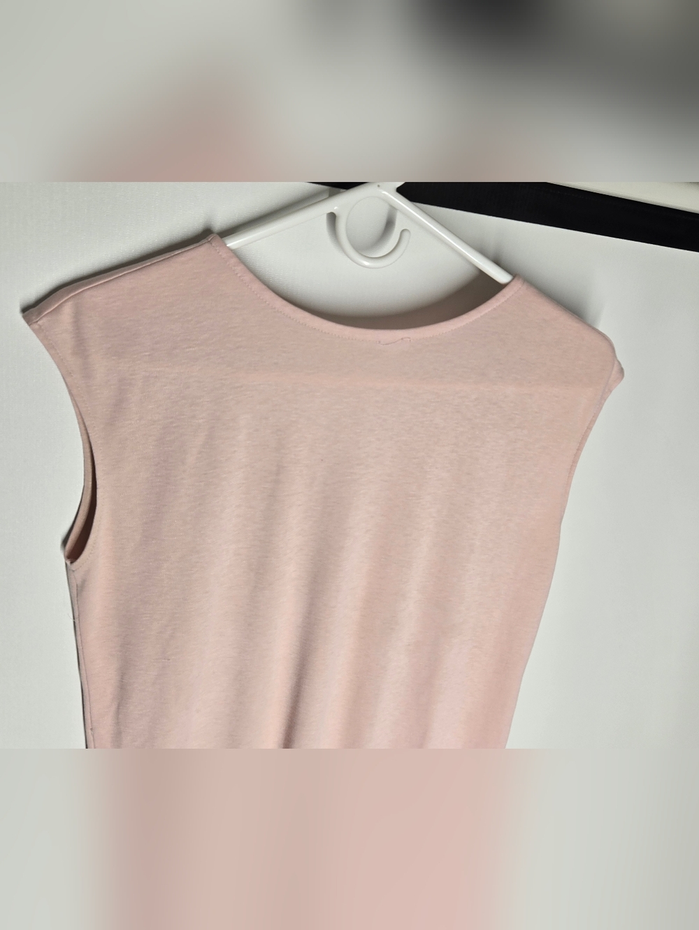 Sleeveless V-Neck Midi Dress in Light Pink - Picture 3 of 4